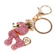 thumbnail image 1 of Caniche perro llaveros colgantes Llavero de Cristal y Metal Perro Caniche / Sapo, 1 of 9
