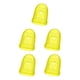 thumbnail image 1 of Tholdsy Puntas de los dedos de guitarra de silicona Protectores de dedos Antideslizante Resistente al desgaste Ukulele Fingerstall Púas Amarillo M 5piezas, 1 of 6