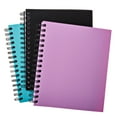 Pen + Gear 5Subject Spiral Notebook, 8.26" x 6.75" (Assorted Colors)