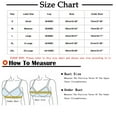 thumbnail image 3 of Summer Savings Clearance 2025! TAGOLD Womens Plus Size Bra Clearance,Summer Casual Bras for Womens,Woman's Printing Gathered Together Large Size Daily Bra Underwear No Rims, 3 of 3