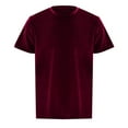 thumbnail image 2 of Mens T-Shirt for Golf Short Sleeve Pack Round Neck Classic Tees Hipster Hip Hop Undershirt Cotton Tops Fashion Casual Plain Short Sleeve (RD3,XXXL), 2 of 6
