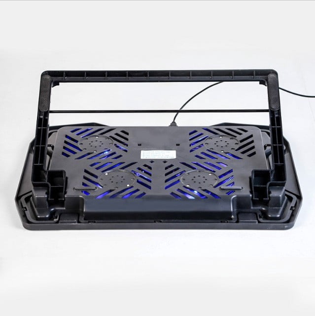 High-Performance Laptop Pad with Multiple Quiet Fans and Adjustable Ergonomic Stand for Enhanced Gaming and Workstation Use