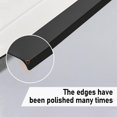 thumbnail image 3 of Matooya Tiradores De Dedo De Gabinete Engrosados ??De 1,4 Mm, Paquete De 8 Tiradores De Cajón Ocultos Negros, Longitud Total De 150 Mm/5,91 Pulgadas, Tirador De Borde De Aleación De Aluminio para Cajo, 3 of 5