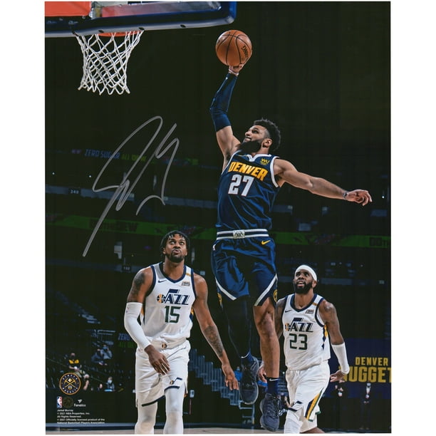 Jamal Murray Denver Nuggets Autographed 16" x 20" Dunk vs. Jazz