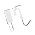thumbnail image 2 of EXHUMKY 7Ud Colgantes En S De Acero Inoxidable Para Organizar Cocina Y, 2 of 8