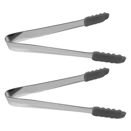 

2Pcs Stainless Steel Ice Cube Clips Multifunctional Coffee Clips Small Food Tongs