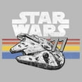 thumbnail image 2 of Mens Star Wars Millennium Falcon 77' Vintage Stripes Tank Top, 2 of 5
