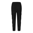 thumbnail image 2 of WOYY Big Boy's Cargo Pants Solid Color Elastic Waist Sweatpants Children's Trousers, 2 of 6