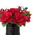 thumbnail image 7 of Artificial s False in Vase Decorative with Pot garden and Table Party Decor - Red, 7 of 7
