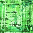 thumbnail image 1 of Ahgly Company Indoor Square Oriental Green Industrial Area Rugs, 7' Square, 1 of 4