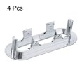thumbnail image 3 of Unique Bargains 4Pack 47.6x13.5mm Sink Trim Overflow Cover Rings Oval Hole Insert in Caps Silver, 3 of 5