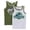 Assorted, variant on Textiel Trade Boy's Jurassic World Singlet (2 Pack)