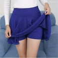 thumbnail image 5 of Women Sport Pleated Mini Skirt Candy Color Skater Tennis Skirt Uniform High Waist Short Skirt Safe for Badminton Cheerleader, 5 of 6