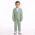 thumbnail image 2 of Boys Formal Suit 2-Piece Set, Single-Breasted Jacket & Flat Front Pants, Sizes 2T-16, 2 of 4