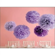 Martha Stewart Purple Paper Hanging Pom Pom