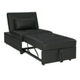 thumbnail image 5 of Simonson Space Saving Convertible Twin Bed, Lounge Chair, or Ottoman, Black, 5 of 17