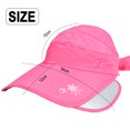thumbnail image 2 of Sombrero de visera de ala ancha para mujer, sombrero de protección solar para playa, viajes, senderismo, jardinería, camping, 2 of 7