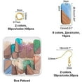 thumbnail image 2 of 176 Pcs Resin Wood Earring Pendants Dangle Rectangle Resin Wood Earring Making Kits with Earring Hooks Jump Rings for Jewelry Making - 8 Styles, 2 of 9