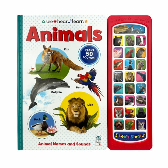 Animals (See Hear Learn) (Board Book)