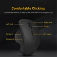 thumbnail image 4 of Wireless Mouse Rechargeable Bluetooth Mouse 1600DPI Silent Mice 2.4G USB Gaming Receiver for Mackbook PC Laptop Accessories, 4 of 5