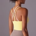 thumbnail image 3 of UPPADA Womens Tank Tops Summer Comfy Basic Tanks Sleeveless Spaghetti Strap Casual Tanks Ladies Camisole Shirts Solid Tank,Tank Top for Women Workout Loose Yellow,XL, 3 of 5