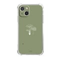 thumbnail image 1 of Light Green Mushroom Case for iPhone 14 Plus,Aesthetic Art Design Pattern Soft Full TPU Bumper Cover, 1 of 5