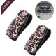 thumbnail image 1 of Soporte para gafas de sol para visera de coche, paquete de 2, soporte para gafas con clip para colgar, soporte para gafas para coche con cristales brillantes y clip para tarjetas y billetes, 1 of 7