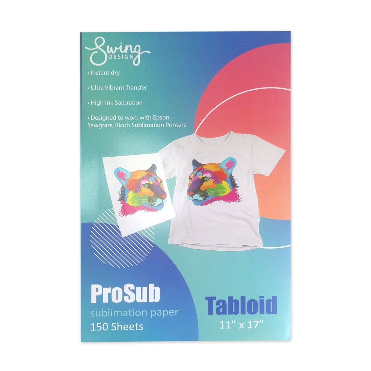 ProSub Premium Sublimation Heat Transfer Paper 11" x 17" - 150 Sheets