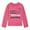 Pink, variant on Drop Shoulder Long Sleeve T-Shirt Little Kid to Big Kid