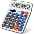 thumbnail image 1 of Calculadora, Botón LCD Grande de 12 Dígitos con Energía Solar (OS-6M), 1 of 3