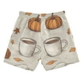 thumbnail image 7 of FORMRS Boys Swim Trunks Quick Dry Mesh Liner Boardshorts Sizes XS-XL, Fall Pumpkin Pattern, 7 of 7