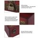 thumbnail image 4 of Caja de Cofre del Tesoro, Caja de Fotografía de Bisagia de Metal de Almacenamiento Vintage Con Cerradoura para El Hogar, 4 of 7
