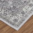 thumbnail image 4 of ZACOO 4'x6' Distressed Vintage Area Rug Persian Non-Shedding Low Pile Bedroom Living Room Dining Room Home Office Area Rug Floral Rug, Gray, 4 of 8