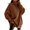 Brown, variant on Long Sleeve Winter Fashion Women Turtleneck Pullovers Batwing Knit Sweater