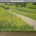 thumbnail image 6 of Ambesonne Nature Place Mats Set of 4, Wild Flowers in Alps, Standard Size, Yellow Green, 6 of 6