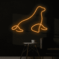 thumbnail image 2 of C-craft Abstract Line Sea Lion Neon Sign Ocean Decor Bedroom Wall Decor House Decor Gift, 2 of 5