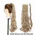 thumbnail image 5 of Benehair Clip in Ponytail Extensions for Women Wrap Around Long Thick Straight Curly Hairpiece, 5 of 13