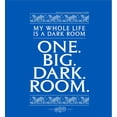 thumbnail image 6 of Beetlejuice My Whole Life Is A Dark Room Men's Blue Crew Neck Short Sleeve Tee-3XL, 6 of 7