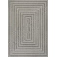 thumbnail image 2 of JONATHAN Y SANTA MONICA 4 x 6 Area Rug, Chevron Concentric Squares - Black/Light Gray, SMB206B-4, 2 of 8