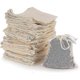 thumbnail image 1 of 50 Cotton Bags, Reusable Tea Strainer Bags With Drawstring (8 X 10 Cm)(t-0-g), 1 of 5
