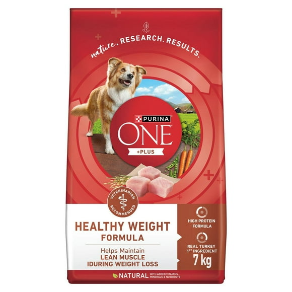 Purina ONE Poids-Santé Dinde, Nourriture Sèche pour Chiens 7 kg 7 kg