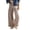 Beige, variant on Women's Baggy Cargo Jeans, Mid Waist Wide Leg Parachute Denim Pants with Drawstring Ankles, Casual Loose Fit Streetwear Pants with Pockets Beige L