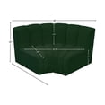 thumbnail image 6 of Meridian Furniture Arc Green Boucle Fabric Modular Sectional, 6 of 6