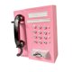 thumbnail image 2 of Accesorios para teléfono fijo, decoración de pared, artesanía de hierro, adornos decorativos, diseño retro para fondo de fotografía, resistente Rosa, 2 of 8
