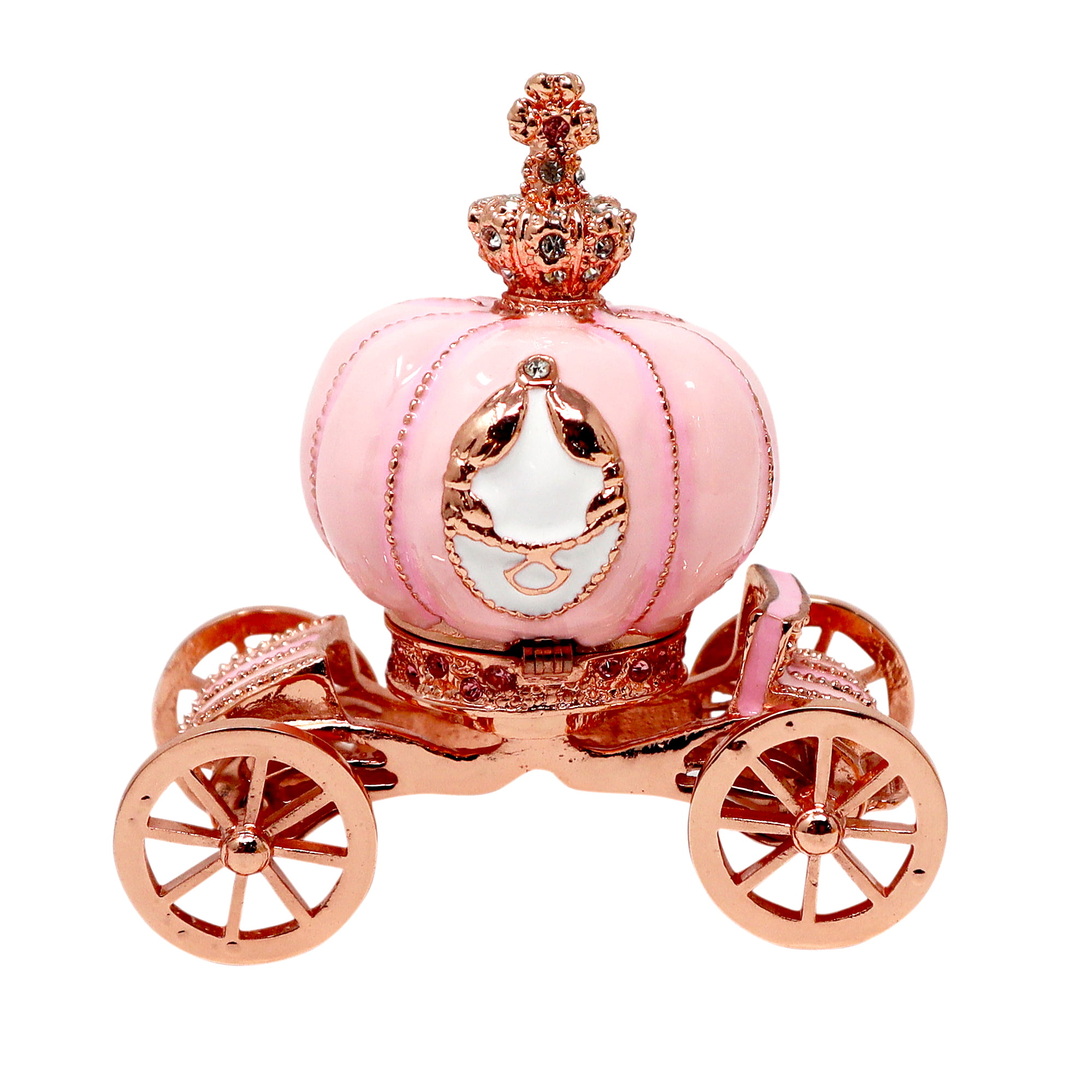 Long Chain Necklace Air Balloon Pumpkin Carriage Pendant Sweet Vintage 