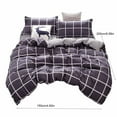 yulier Clearance Queen Size 4 Piece Duvet Cover Set, All Season Bed Set
