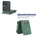 thumbnail image 4 of Allytech Case for Samsung Galaxy Z Flip 4 2022, Z Flip 4 Case with Card Holder Premium PU Leather Flip Wallet Shockproof Case for Samsung Z Flip 4, Green, 4 of 6