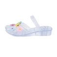 thumbnail image 2 of CHWshoes Sandals for Women Jelly Floral Mules Clogs Clear Sparkly Slip On Closed Toe Waterproof Sandals for Summer Beach Casual White Size 40, 2 of 6
