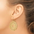 thumbnail image 3 of 14K Fancy Lace Filigree Dangle Earrings, 3 of 4