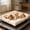 Beige, variant on Chew Proof Dog Bed for Crate, Indestructible Durable Kennel Mat with Reinforced Corners, Washable Chew Resistant Pet Pad for Small Dogs (Beige)